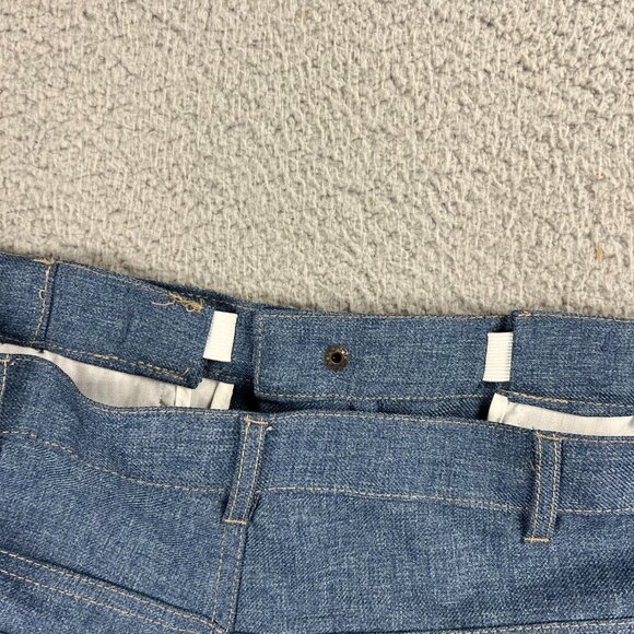 Habands Fit Forever Mens 36X28 Expandable Waist Light Blue Dress Pants Style 060 - Picture 9 of 10